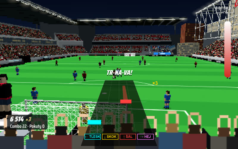 DOTEHO! fan game in the City Arena stands